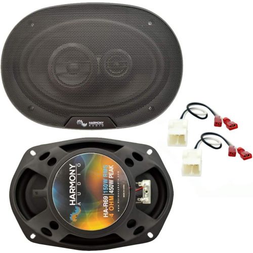  Harmony Audio Fits Dodge Ram Truck 1500 2002-2008 Front Door Factory Replacement Harmony HA-R69 Speakers