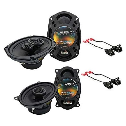  Harmony Audio Fits Chevy Impala SS 1994-1996 OEM Speaker Upgrade Harmony R46 R69 Package New