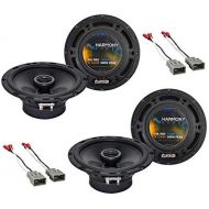 Harmony Audio Fits Honda Odyssey 1995-2014 Factory Speaker Replacement Harmony (2) R65 Package New