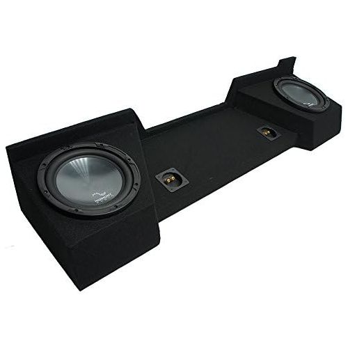  Harmony Audio Fits 2007-2013 Chevy Silverado Ext Cab Truck Harmony R104 Dual 10 Sub Box Enclosure