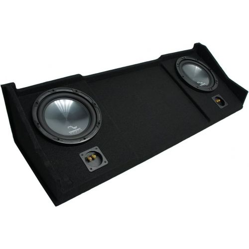  Harmony Audio Fits 1998-2001 Dodge Ram Ext Club Quad Truck Harmony R104 Dual 10 Sub Box Enclosure