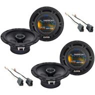 Harmony Audio Fits Hyundai Santa Fe 2001-2006 Factory Speaker Replacement Harmony (2) R65 Package