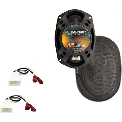  Harmony Audio Fits Toyota Highlander 2008-2013 Front Door Factory Replacement Harmony HA-R69 Speakers