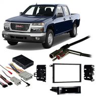 Harmony Audio Fits GMC Canyon 04-12 Double DIN Aftermarket Harness Radio Install Dash Kit