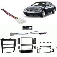 Harmony Audio Fits Nissan Altima Coupe 2013 Single/Double DIN Harness Radio Install Dash Kit