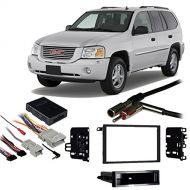 Harmony Audio Fits GMC Envoy 2002-2009 Double DIN Aftermarket Harness Radio Install Dash Kit