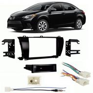 Harmony Audio Fits Toyota Corolla 2014 Multi DIN Aftermarket Harness Radio Install Dash Kit