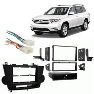 Harmony Audio Fits Toyota Highlander 08-12 w/o Factory NAV Harness Radio Install Dash Kit