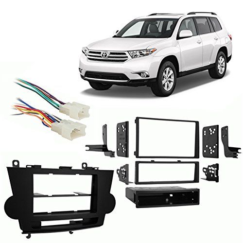  Harmony Audio Fits Toyota Highlander 08-12 wo Factory NAV Harness Radio Install Dash Kit