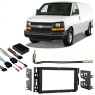 Harmony Audio Fits Chevy Express 2008-2012 Double DIN Stereo Harness Radio Install Dash Kit