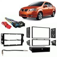 Harmony Audio Fits Pontiac G3 Sedan 2007-2009 Single/Double DIN Harness Radio Dash Kit