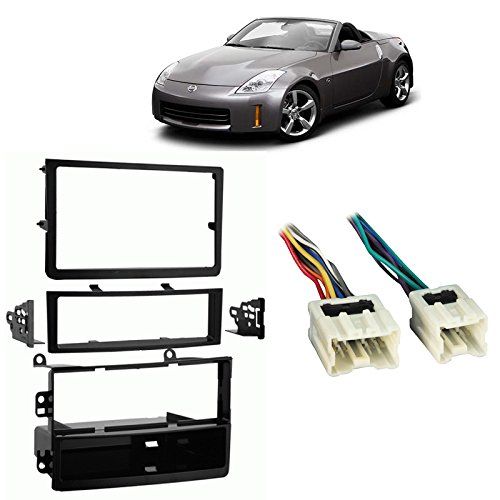  Harmony Audio Fits Nissan 350Z 06-09 SingleDouble DIN Harness Radio Install Dash Kit