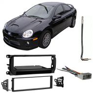 Harmony Audio Fits Dodge Neon 2002-2006 Single DIN Stereo Harness Radio Install Dash Kit