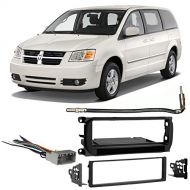 Harmony Audio Fits Dodge Caravan 2002-2007 Single DIN Stereo Harness Radio Install Dash Kit