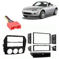 Harmony Audio Fits Mazda Miata MX-5 06-08 Multi DIN Stereo Harness Radio Install Dash Kit