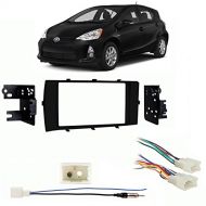 Harmony Audio Fits Toyota Prius C 2012-2014 Double DIN Harness Radio Install Dash Kit