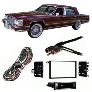 Harmony Audio Fits Cadillac Brougham 1990-1992 Double DIN Harness Radio Install Dash Kit