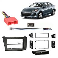 Harmony Audio Fits Mazda Mazda3 2010-2013 Multi DIN Stereo Harness Radio Install Dash Kit