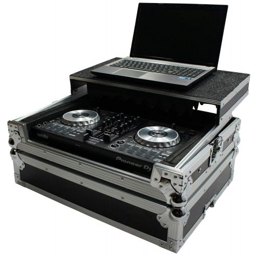  Harmony Audio Harmony HCMINILT Flight Ready Glide Laptop Stand Road DJ Case fits Stanton DJC.4