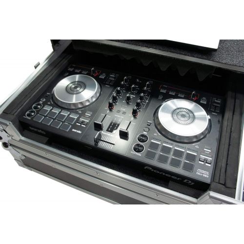  Harmony Audio Harmony HCMINILT Flight Ready Glide Laptop Stand Road DJ Case fits Stanton DJC.4