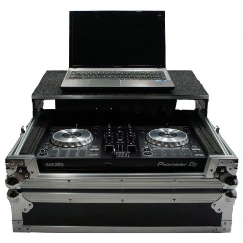  Harmony Audio Harmony HCMINILT Flight Ready Glide Laptop Stand Road DJ Case fits Stanton DJC.4