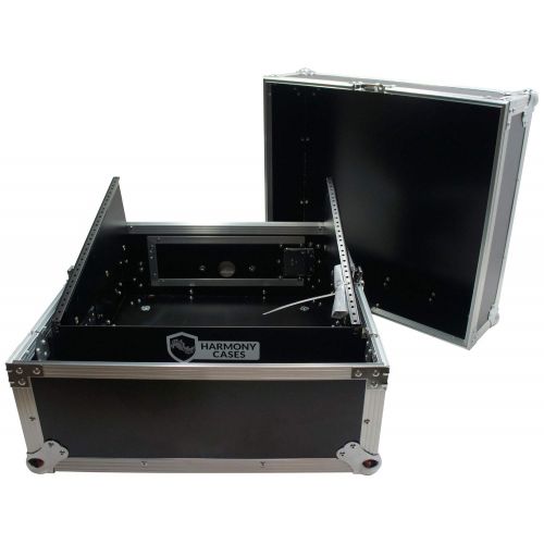  Harmony Audio Harmony Case HCM2U DJ Pro Audio 10U Slant Top 4U Vertical Mixer Rack Case New