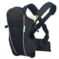 HarnnHalo Ergonomic Baby Child Carrier (7.7 lbs/3.5 kg-33 lbs/15 kg), Detachable Bib, Black
