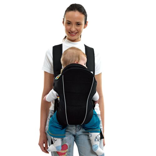  HarnnHalo Ergonomic Baby Child Carrier (7.7 lbs/3.5 kg-33 lbs/15 kg), Detachable Bib, Black