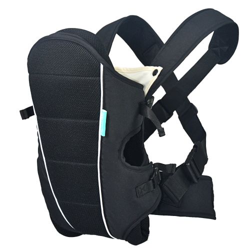  HarnnHalo Ergonomic Baby Child Carrier (7.7 lbs/3.5 kg-33 lbs/15 kg), Detachable Bib, Black