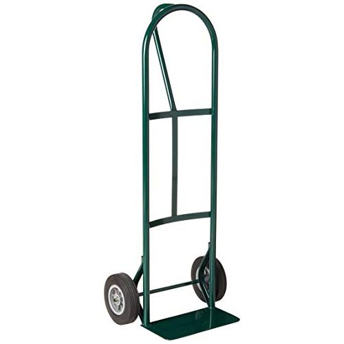  Harper Trucks BKB85 600 lb P-Handle with Solid Rubber Wheels Hand Truck, Green