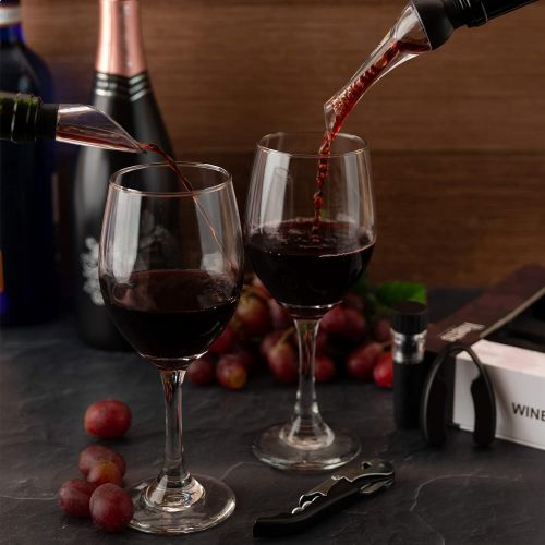  [아마존베스트]Harpeth Trading Vinetto Wine Aerator Pourer and Decanter Spout | Easy, Rapid Way To Help Air Filter Into Wine | Unique Gift Idea for Women, Men, and Wine Enthusiasts | Discover Wines Full Potentia
