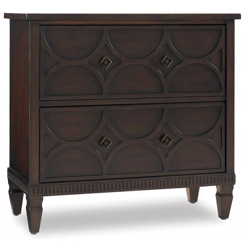  Harris & Terry AMZ1251327 Sumter Two 2 Drawer Chest Dark Wood