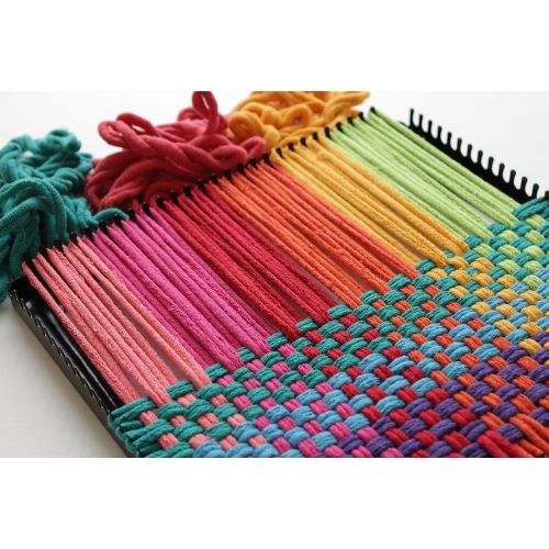  [아마존베스트]Harrisville Designs 554 10 Potholder (PRO Size) Loom Kit, (Packaging May Vary), Black