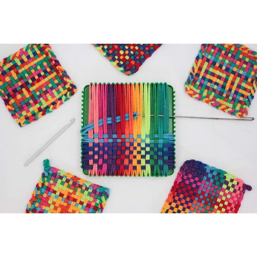  [아마존베스트]Harrisville Designs 7 Potholder (Traditional Size) Deluxe Loom Kit, Makes 6 Potholders