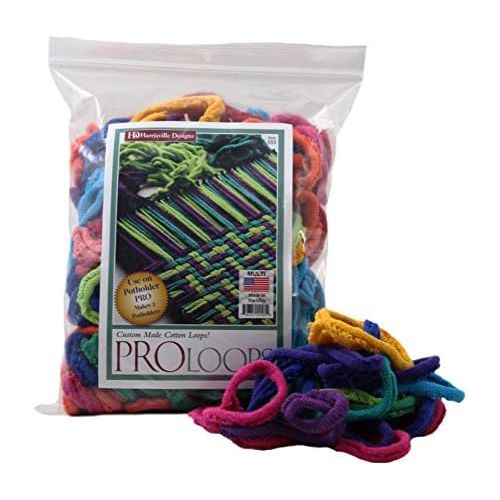  [아마존베스트]Harrisville Designs PRO 10 Cotton Loops, Multiple Color Pack - Makes 2 Potholders