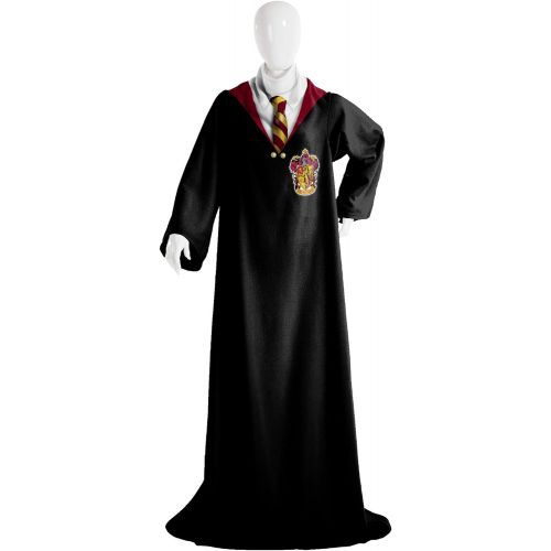  [아마존 핫딜] [아마존핫딜]HARRY POTTER Harry Potter, Hogwarts Rules Adult Comfy Throw Blanket with Sleeves, 48 x 71, Multi Color