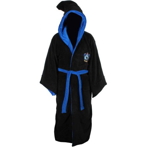  할로윈 용품Harry Potter ALL HOUSES Adult Fleece Hooded Bathrobe (One Size)