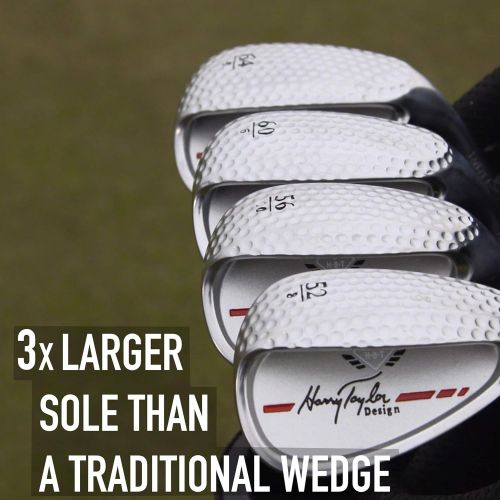  Harry Taylor 405 Dimple Series Red Wide Sole Wedge