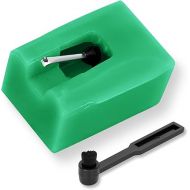 ATN95E Replacement Stylus for AT95E Cartridge|Green, Compatible with Audio-Technica AT-LP120-USB Turntables Record Player, Diamond record player needles replacement, Fit AT93, AT3400, AT3450 Cartridge