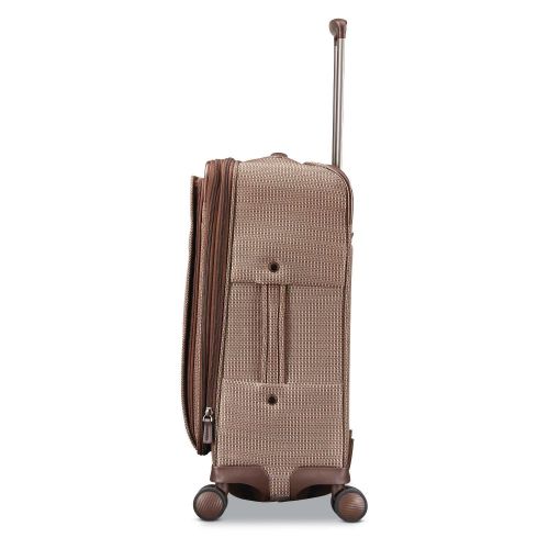  Hartmann Century Global Carry On Expandable Spinner Carry-On Luggage, Mocha Monogram