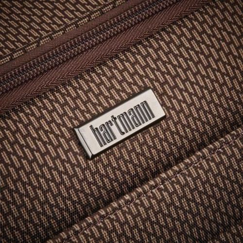  Hartmann Century Global Carry On Expandable Spinner Carry-On Luggage, Mocha Monogram