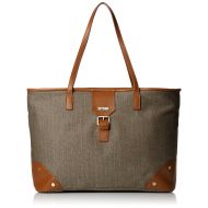 Hartmann Herringbone Luxe Softside Shoulder Bag, Terracotta Herringbone, One Size