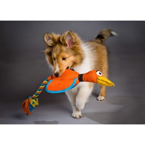  Hartz Tuff Stuff Nose Divers Plush Duck Tug Dog Toy