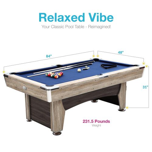  Harvil Beachcomber Indoor Pool Table 84 Inches with Free Complete Accessories Set