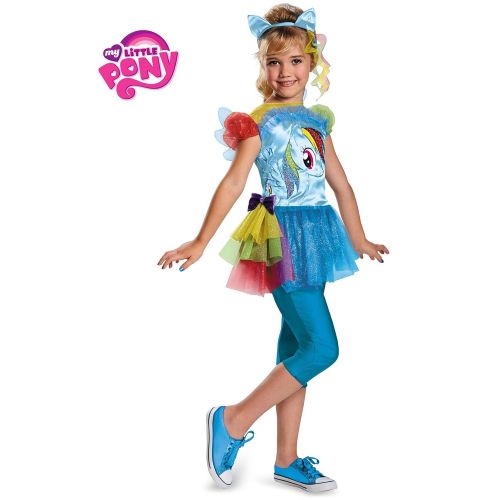  Hasbro's Hasbros My Little Pony Rainbow Dash Classic Girls Costume, Medium/7-8