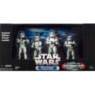 Hasbro Toys Star Wars Exclusives Clone Trooper Troop Builder 4-Pack Action Figure Set [Battle Damaged]