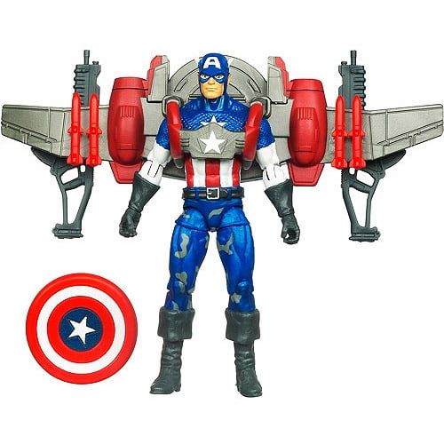 해즈브로 Hasbro Captain America: The First Avenger - Comic Series Deluxe Mission Pack, Captain America Air Assault Glider