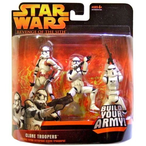 해즈브로 Hasbro Toys Clone Troopers Action Figure 3-Pack Brown Trim Star Wars
