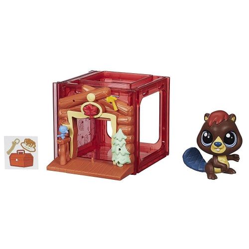 해즈브로 Littlest Pet Shop Mini Style Set with Beaver Figure