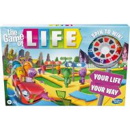 Hasbro Gaming The Game of Life Game, Family Board Game for 2-4 Players, Indoor Game for Kids Ages 8 and Up, Pegs Come in 6 Colors